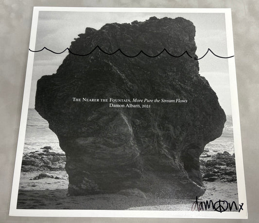 Damon Albarn Signed The Nearer the Fountain, More Pure the Stream Flows 12'' Vinyl with COA (1)