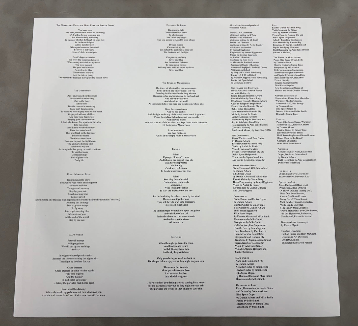 Damon Albarn Signed The Nearer the Fountain, More Pure the Stream Flows 12'' Vinyl with COA (1)
