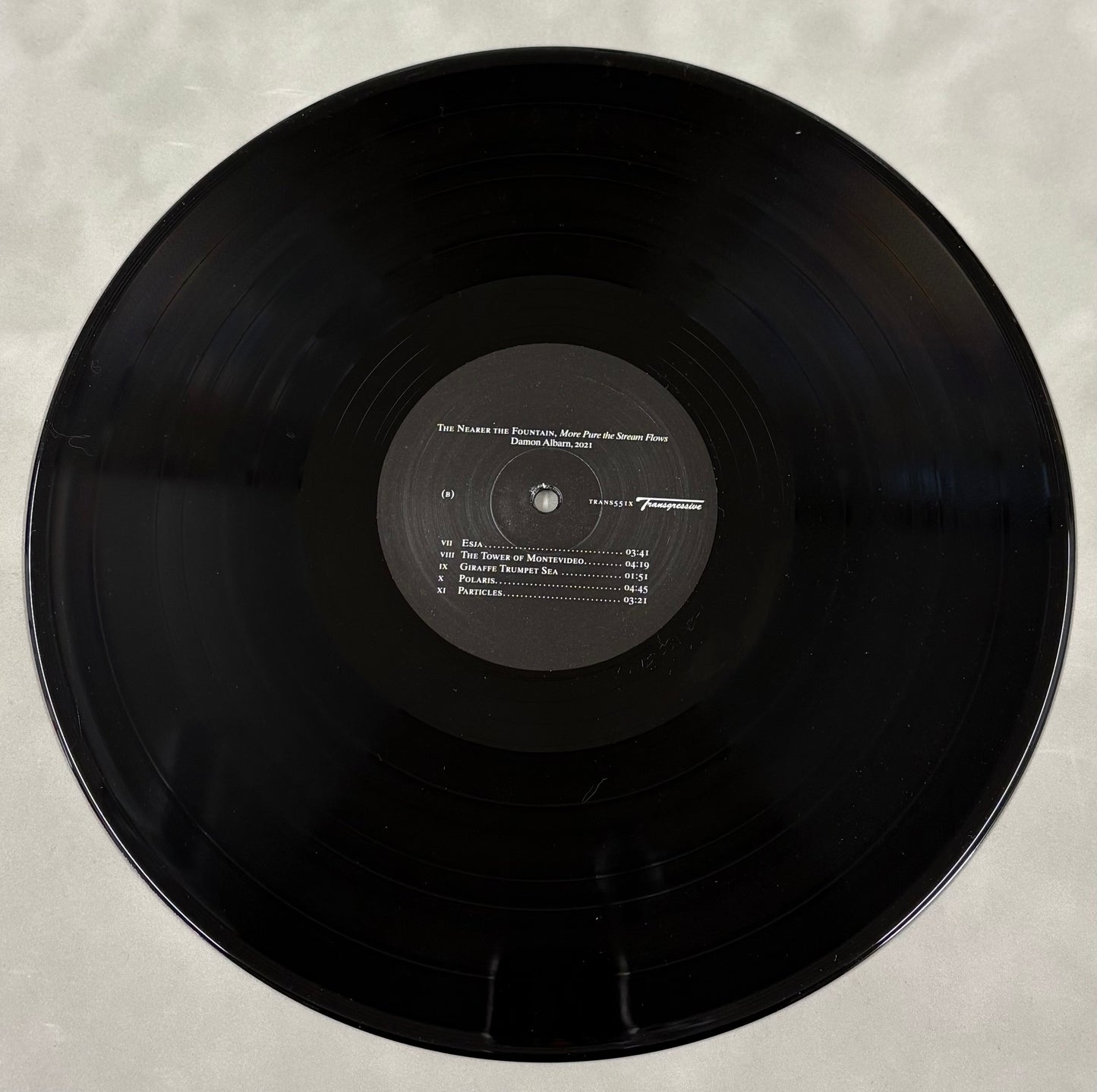 Damon Albarn Signed The Nearer the Fountain, More Pure the Stream Flows 12'' Vinyl with COA (1)