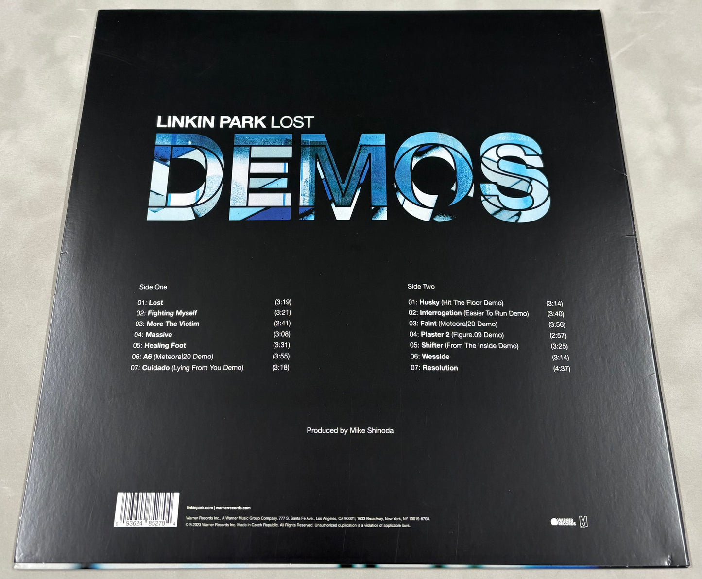 Dave Farrell 'Linkin Park' Signed Lost Demos 12'' Vinyl with COA