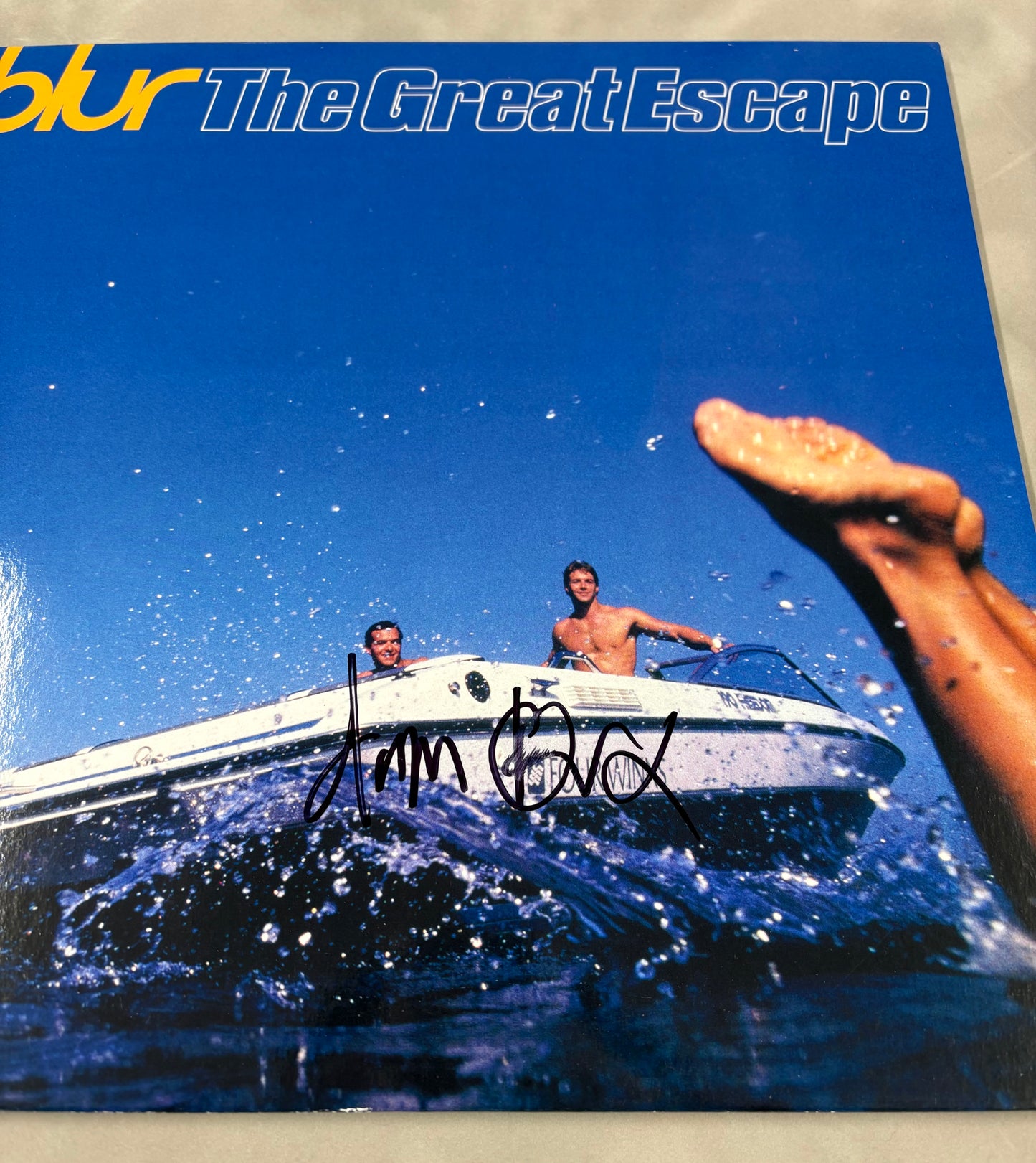 Damon Albarn 'Blur' Signed The Great Escape 12'' Vinyl with COA