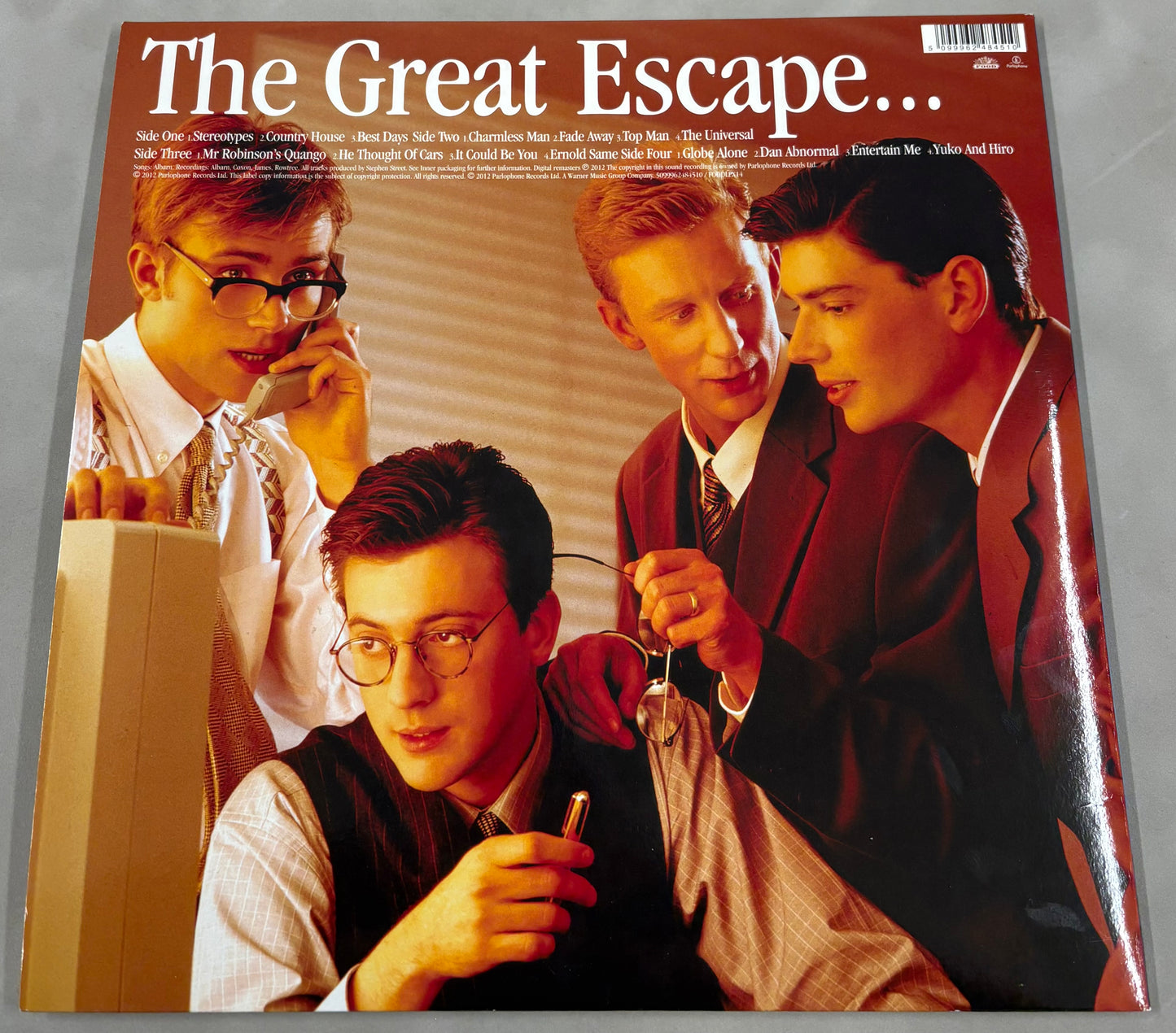Damon Albarn 'Blur' Signed The Great Escape 12'' Vinyl with COA