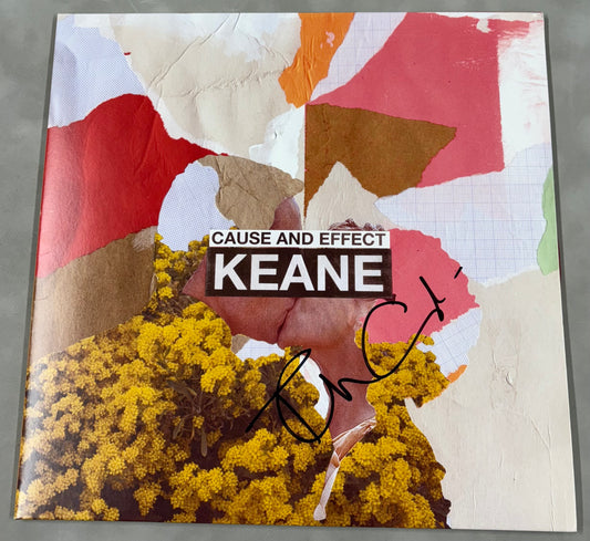 Tom Chaplin 'Keane' Signed Cause and Effect 12'' Vinyl with COA