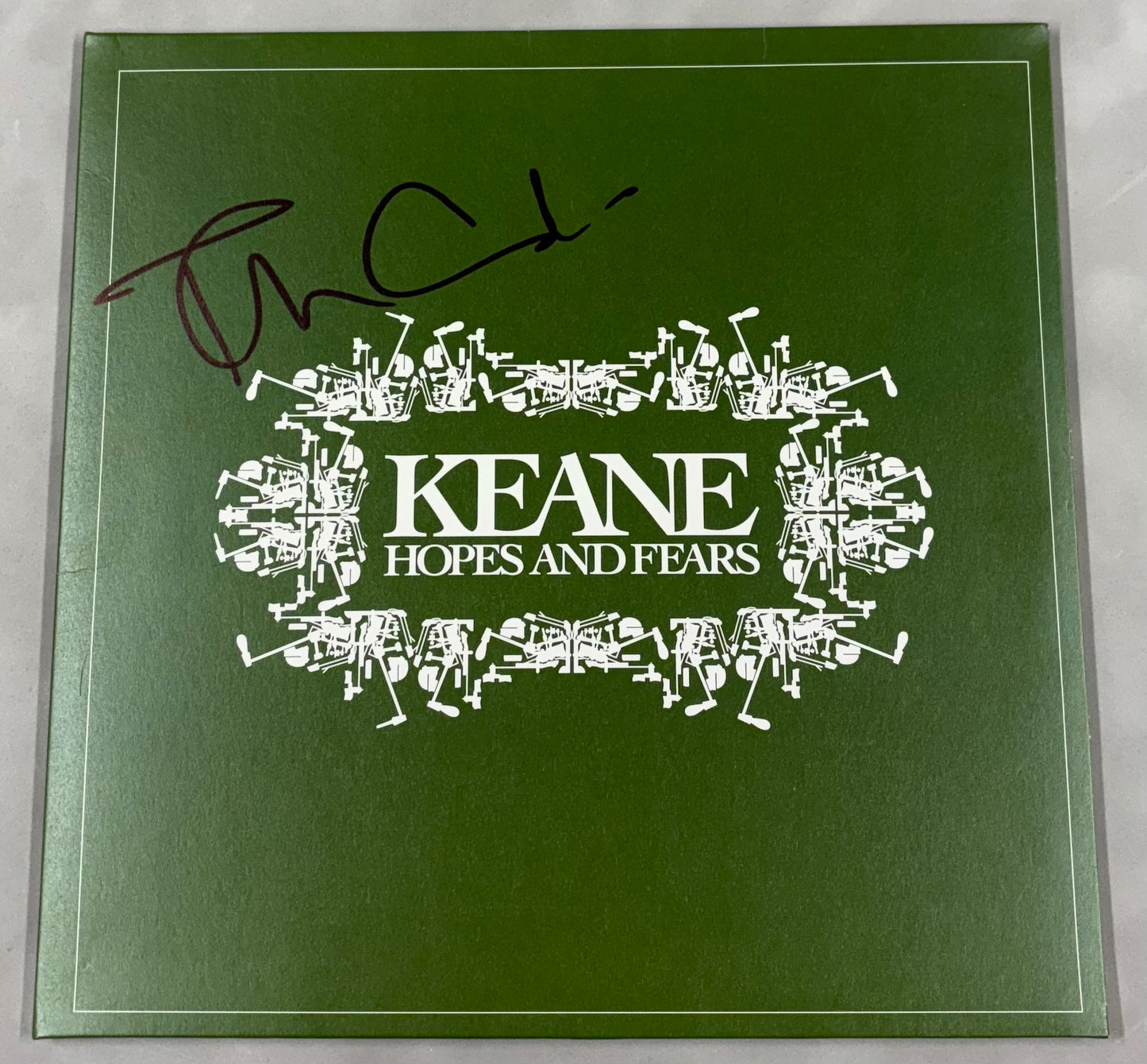 Tom Chaplin 'Keane' Signed Hopes and Fears 12'' Vinyl with COA (1)
