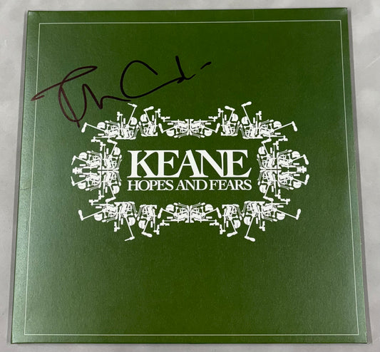 Tom Chaplin 'Keane' Signed Hopes and Fears 12'' Vinyl with COA (1)