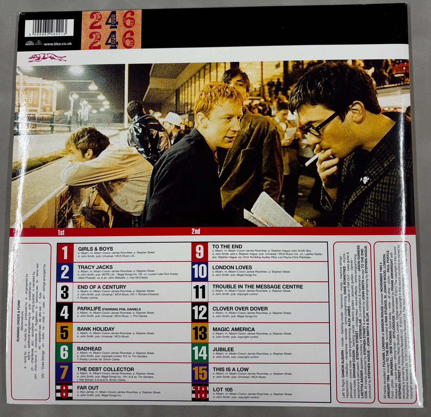 Phil Daniels 'Blur' Signed Parklife 12'' Vinyl with COA (1)