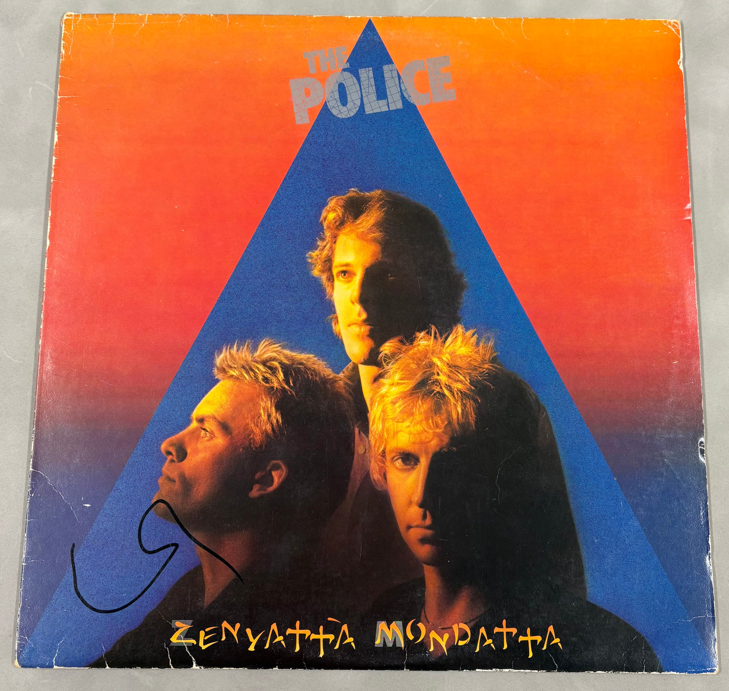 Sting 'The Police' Signed Zenyatta Mondatta 12'' Vinyl with COA