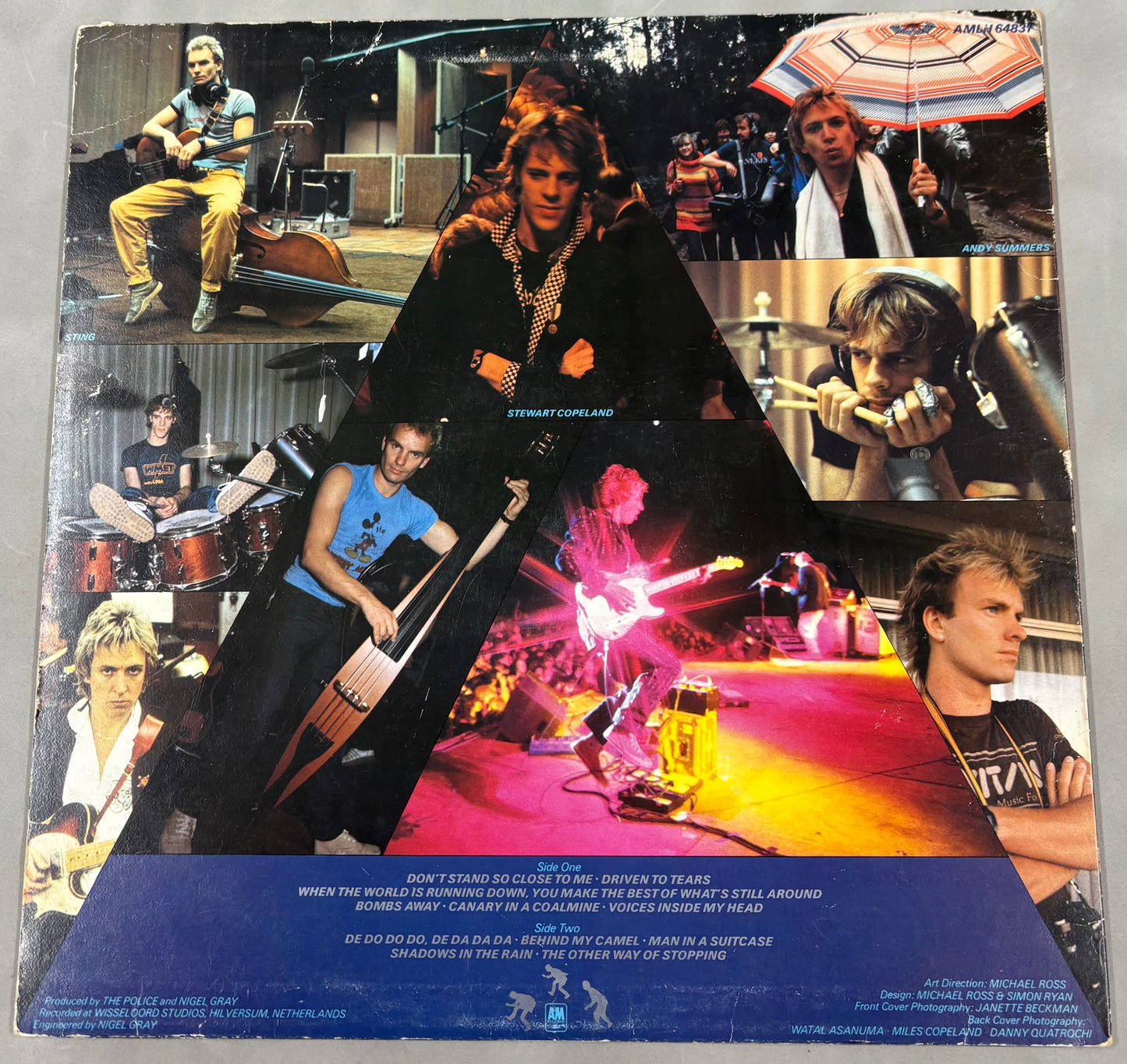 Sting 'The Police' Signed Zenyatta Mondatta 12'' Vinyl with COA