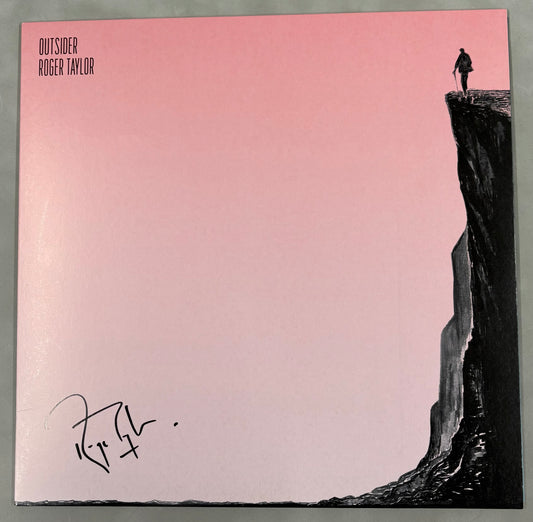 Roger Taylor 'Queen' Signed Outsider 12'' Vinyl with COA