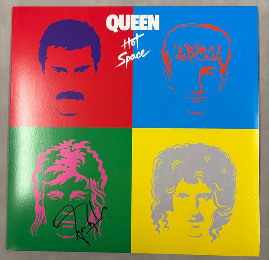 Roger Taylor 'Queen' Signed Hot Space 12'' Vinyl with COA