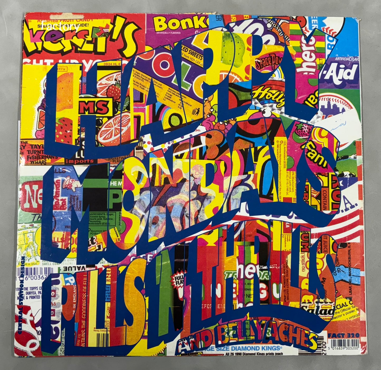 Happy Mondays Band Signed Pills ‘N’ Thrills And Bellyaches 12'' Vinyl with COA