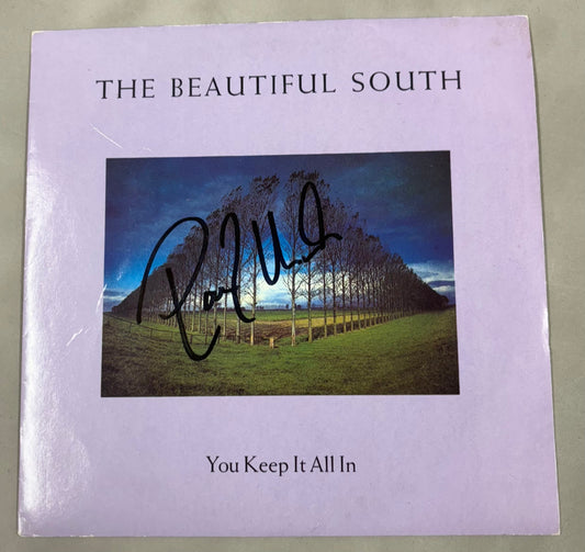 Paul Heaton 'The Beautiful South' Signed You Keep It All In 7'' Vinyl with COA