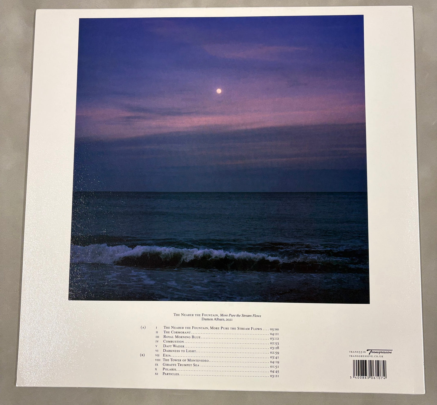 Damon Albarn Signed The Nearer the Fountain, More Pure the Stream Flows 12'' Vinyl with COA (2)
