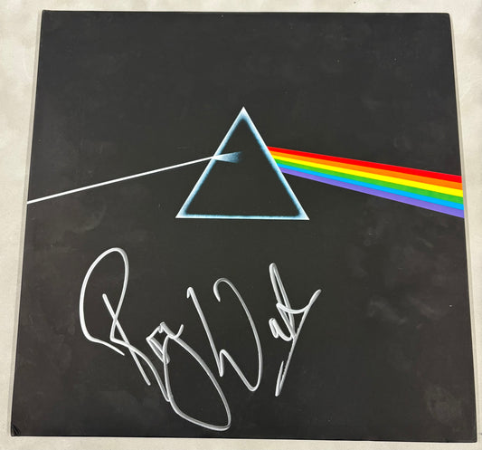 Roger Waters 'Pink Floyd' Signed The Dark Side of the Moon 12'' Vinyl with COA