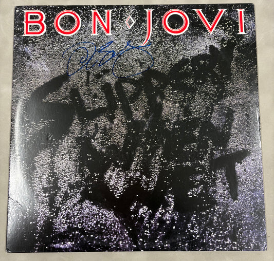 Jon Bon Jovi 'Bon Jovi' Signed Slippery When Wet 12'' Vinyl with COA