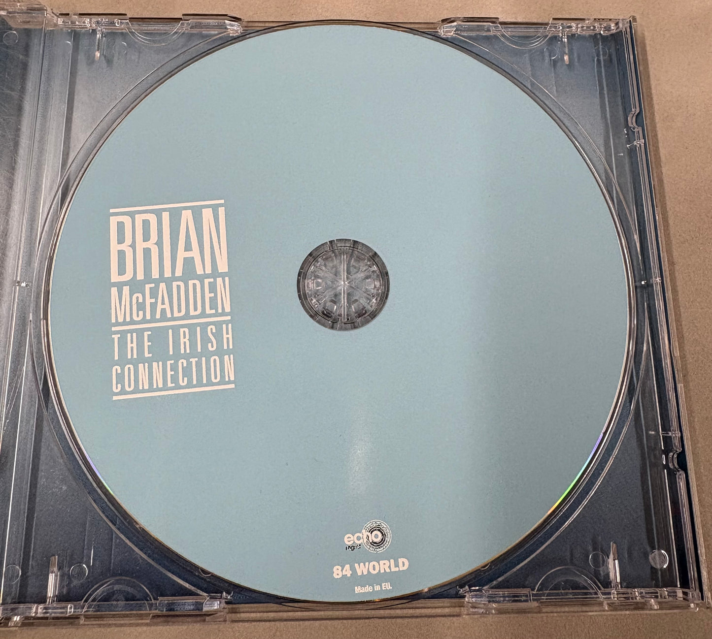 Brian McFadden 'Westlife' Signed 'The Irish Connection' CD Cover with COA