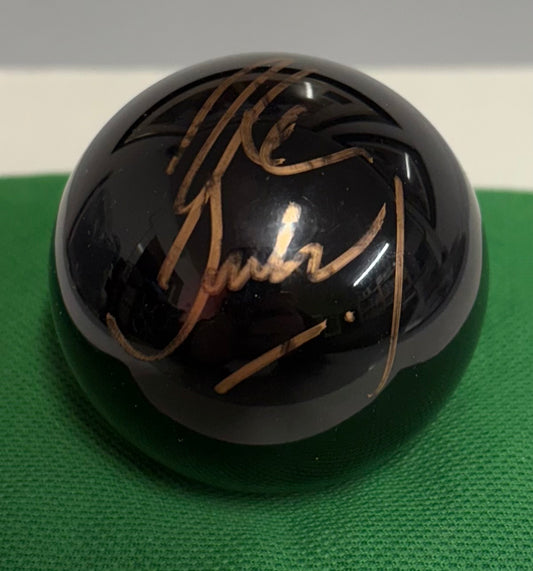 Ken Doherty Signed BLACK Snooker Ball AFTAL RD COA