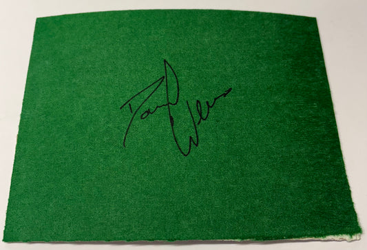 Daniel Wells Signed Snooker Baize (8x6 inch approx) with COA