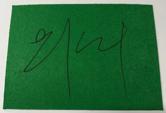 Si Jiahui Signed Snooker Baize (8x6 inch approx) with COA