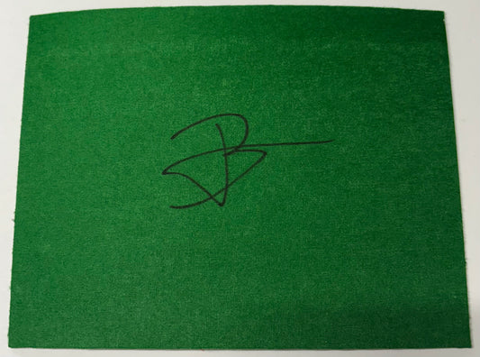 Ben Mertens Signed Snooker Baize (8x6 inch approx) with COA