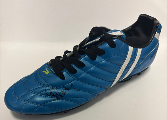 Gianfranco Zola- Chelsea Signed Blue Football Boot with COA