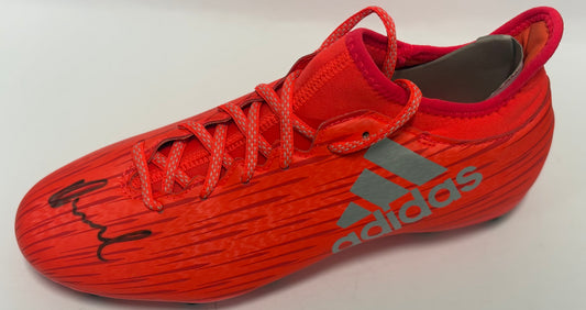 Almen Abdi- Sheffield Wednesday FC Signed Red Adidas Football Boot with COA