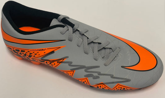 Wayne Rooney - Manchester United FC Signed Grey & Orange Nike Football Boot with COA
