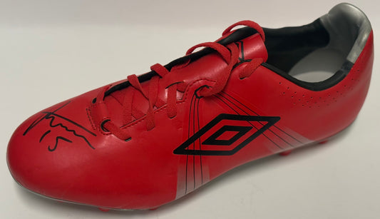 Paul Coutts- Sheffield United FC Signed Red Umbro Football Boot with COA
