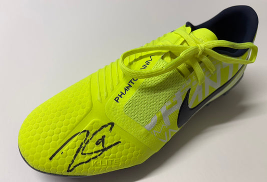 Dominic Calvert- Lewin Everton FC Signed Nike Phantom Venom Football Boot with COA