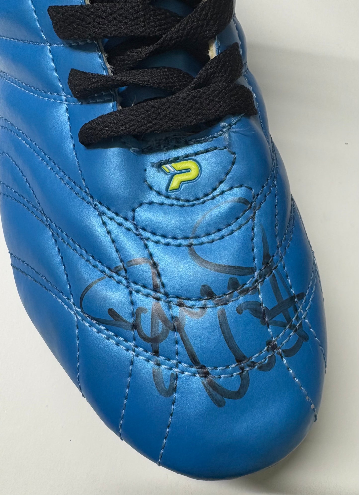 David Hirst- Sheffield Wednesday Legend- Signed Blue Patrick Football Boot with COA