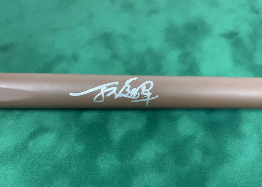 Ding Junhui Signed Classic Brown Snooker Cue with COA.