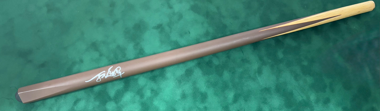 Ding Junhui Signed Classic Brown Snooker Cue with COA.