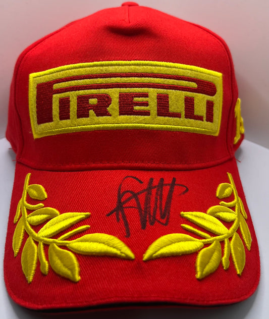 Sebastian Vettel - Formula One Racing Driver Signed Pirelli Podium F1 Cap with COA