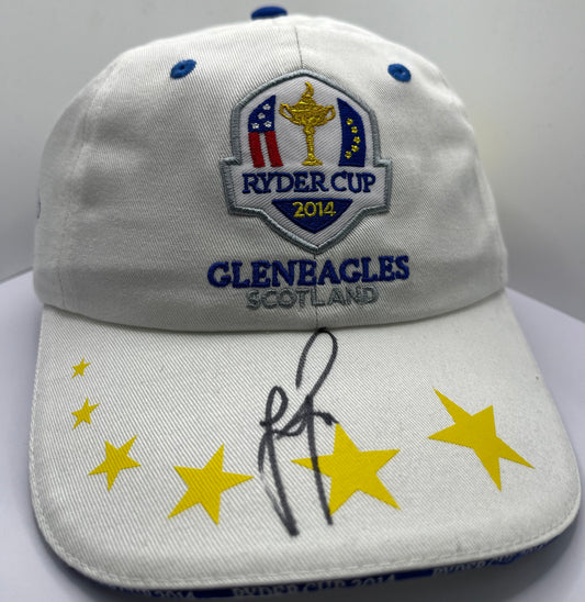 Justin Rose Signed 2014 Ryder Cup at Gleneagles Golf Cap with COA