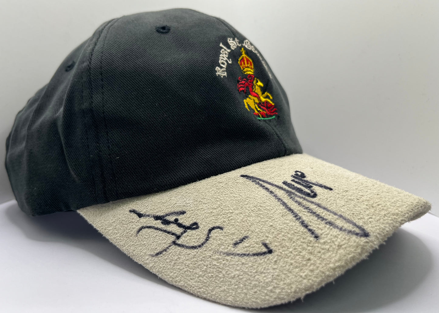 Bernhard Langer & Sergio Garcia Signed Royal St Georges Golf Cap with COA