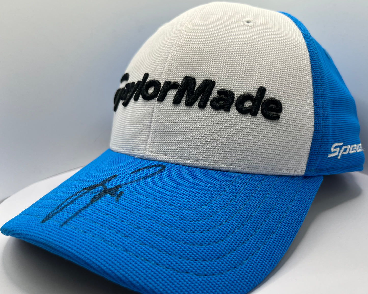 Justin Rose Signed Blue & White TaylorMade Golf Cap with COA