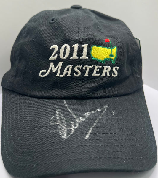 Charl Schwartzel - 2011 Masters Winner Signed Black Golf Cap with COA