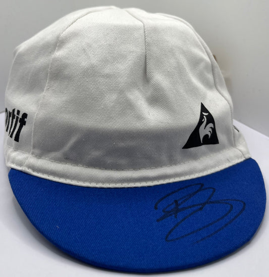 Bradley Wiggins RARE Signed Le Coq Sportif Cycle Racing Cap with COA