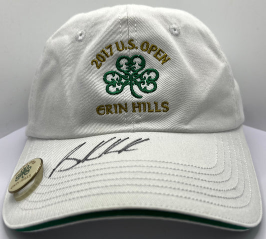 Brooks Koepka Signed 2017 US Open Golf Cap with COA