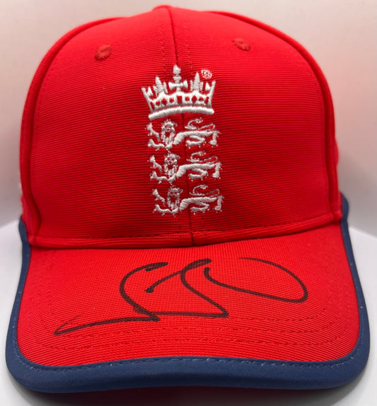 Stuart Broad Signed England Cricket Cap by Castore - Obtained in Person with COA