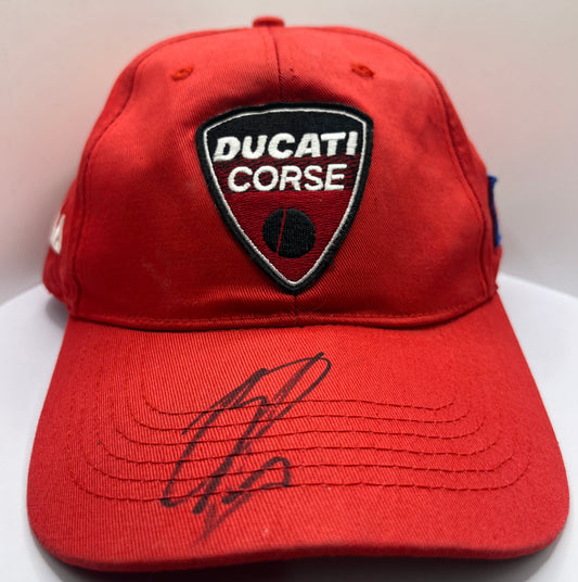 Francesco Bagnaia Signed Ducati MotoGP Cap with COA
