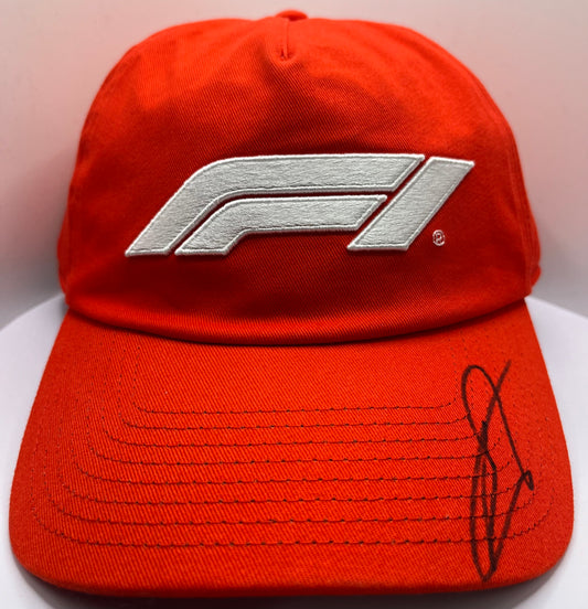 Oliver Bearman - Formula One MoneyGram Haas Driver Signed Red F1 Cap with COA
