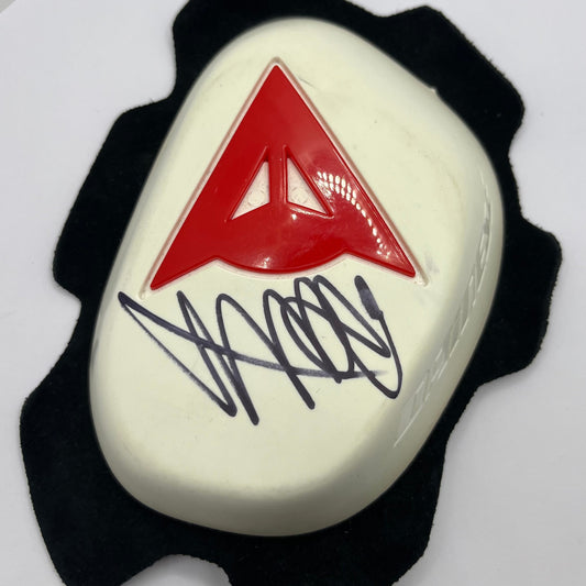 Valentino Rossi Signed Dainese MotoGP Knee Slider with COA