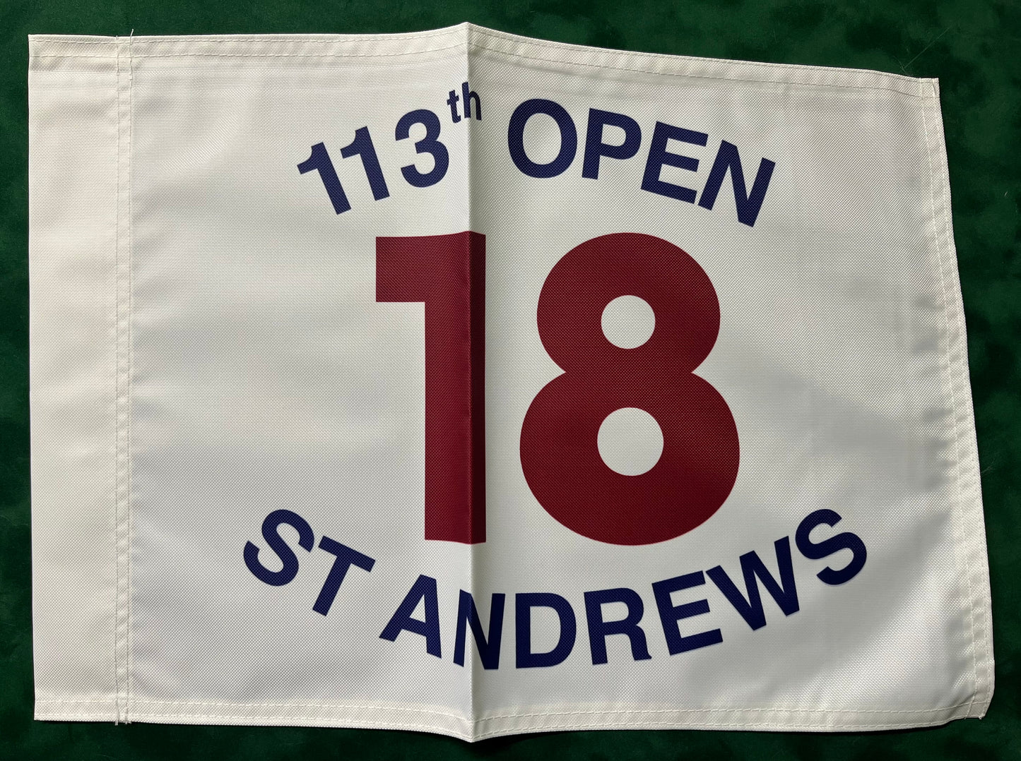 113th Open Championship at St Andrews Unsigned Golf Flag (White)