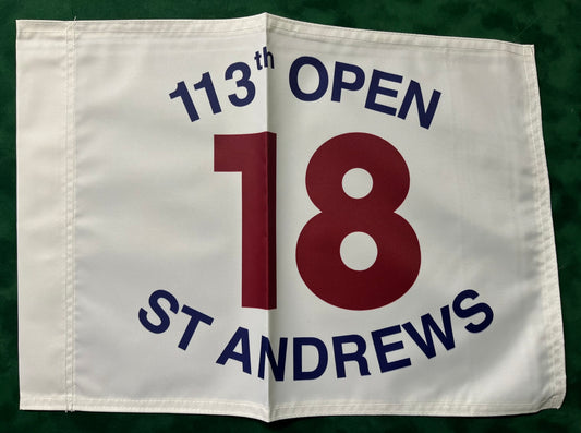 113th Open Championship at St Andrews Unsigned Golf Flag (White)