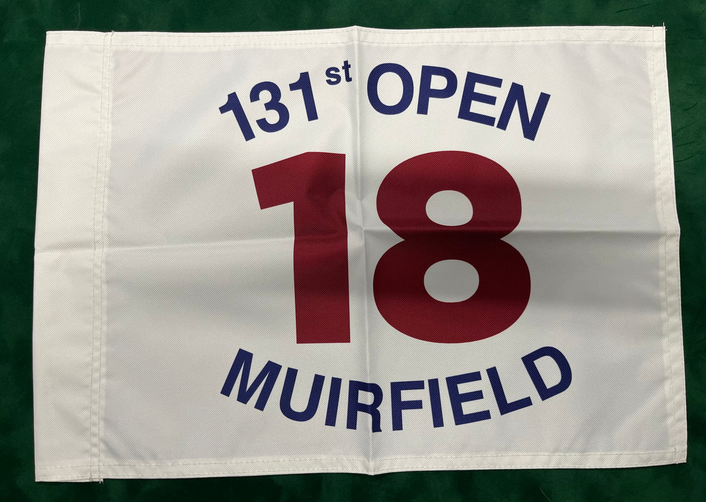 131st Open Championship at Muirfield Unsigned Golf Flag (White)