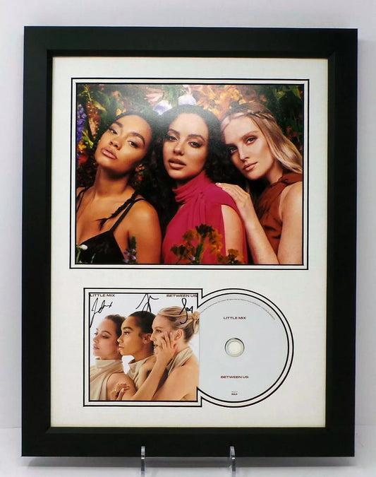 Little Mix British Girl Group Signed & Framed 'Between Us' CD Display with COA