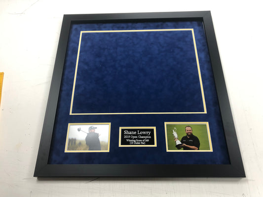 Premium Frame Kit - 2019 Open at Royal Portrush Golf Flag (Shane Lowry Won)