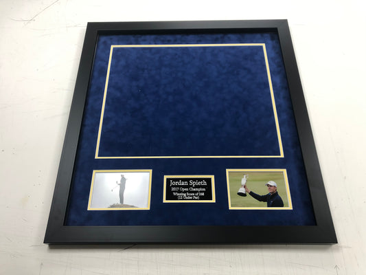 Premium Frame Kit - 2017 Open at Royal Birkdale Golf Flag (Jordan Spieth Won)