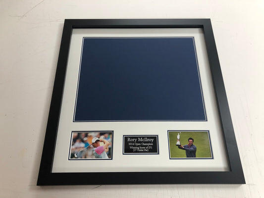 Standard Frame Kit - 2014 Open at Royal Liverpool Golf Flag (Rory McIlroy Won)